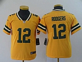 Youth Nike Packers 12 Aaron Rodgers Gold Inverted Legend Limited Jersey,baseball caps,new era cap wholesale,wholesale hats